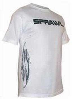 White Abstract Tee